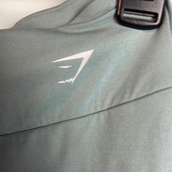 Gymshark Blue Athletic Leggings with High-Rise Waistband - Picture 3 of 8